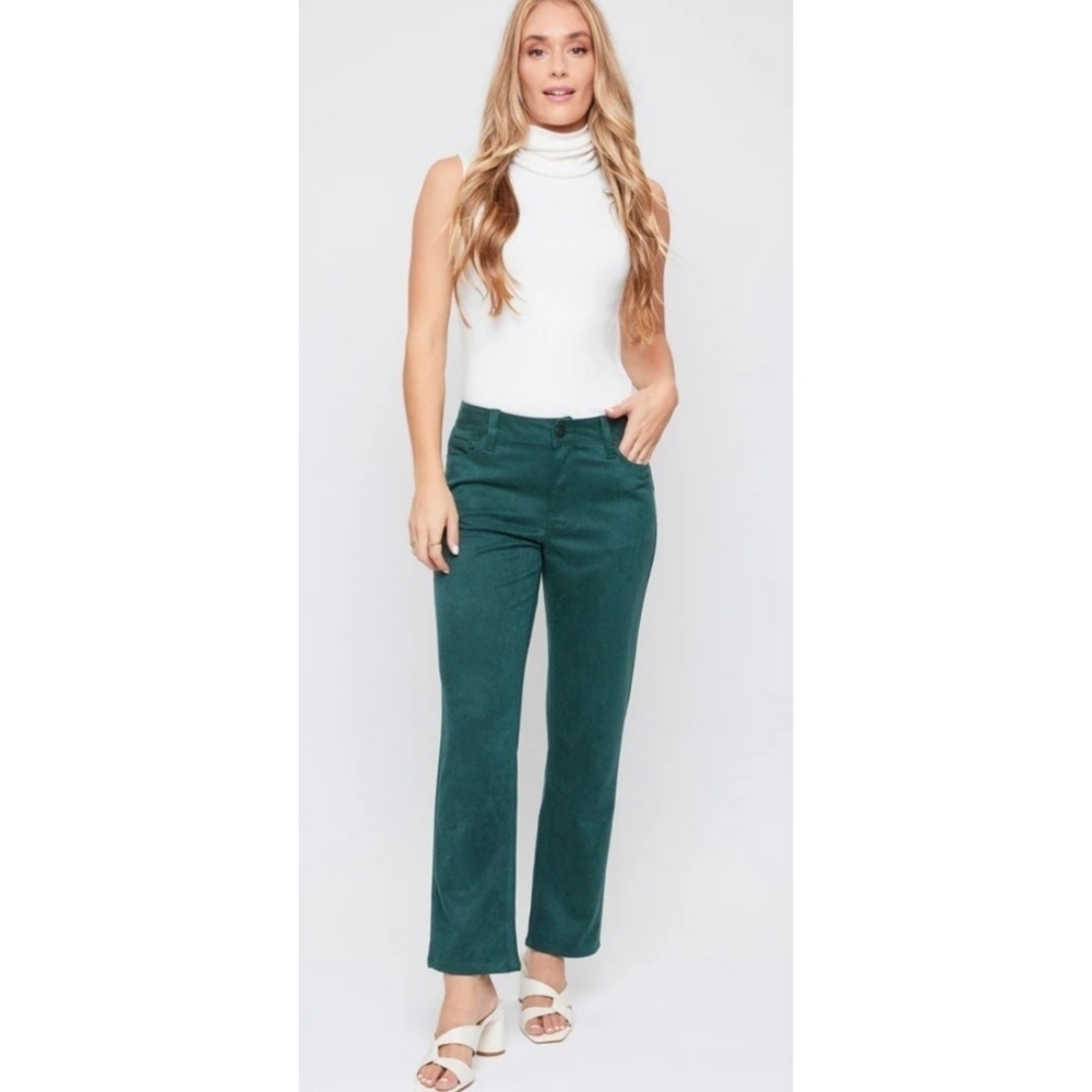 NEW Royalty For Me Soft Stretch Suede Twill Straight Leg Pant